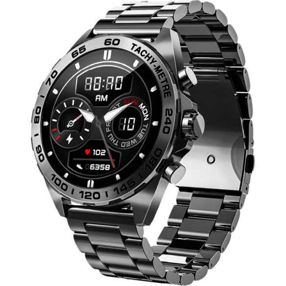 Beafon 501 3, 63 cm (1.43") AMOLED 46.3 mm Sötét fémes  501EU001BB okosóra
