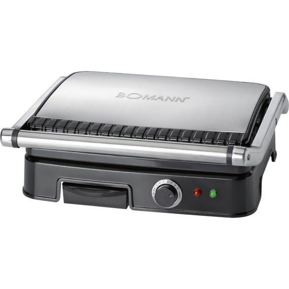 Bomann KG 2242 CB 2000W fekete/ezüst elektromos grillsütő (622421)