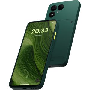 Fairphone The (Gen 6) 16 cm (6.31") Dual SIM Android 15 5G USB Type-C 8 GB 256 GB 4415 mAh Green Mobiltelefon