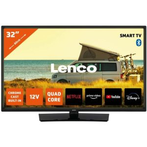 Lenco LED-3263BK 81, 3 cm (32") HD Smart Fekete Televízió (LED-3263)