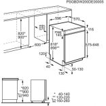 AEG FEE84706PM Mosogatógép